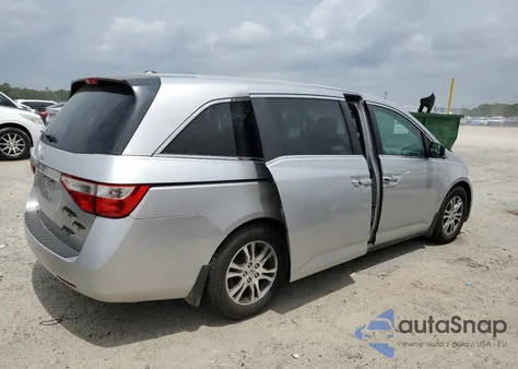 2012 Honda Odyssey Exl из США, поврежденный, VIN 5FNRL5H68CB010933